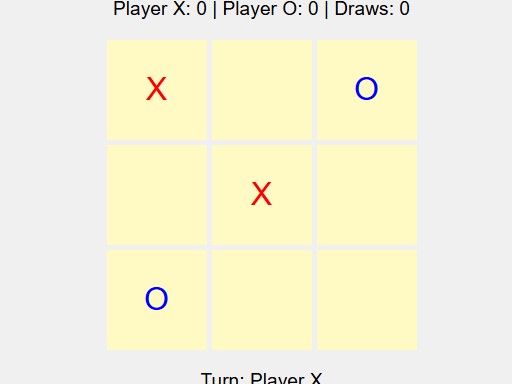 Tic Tac Toe Html